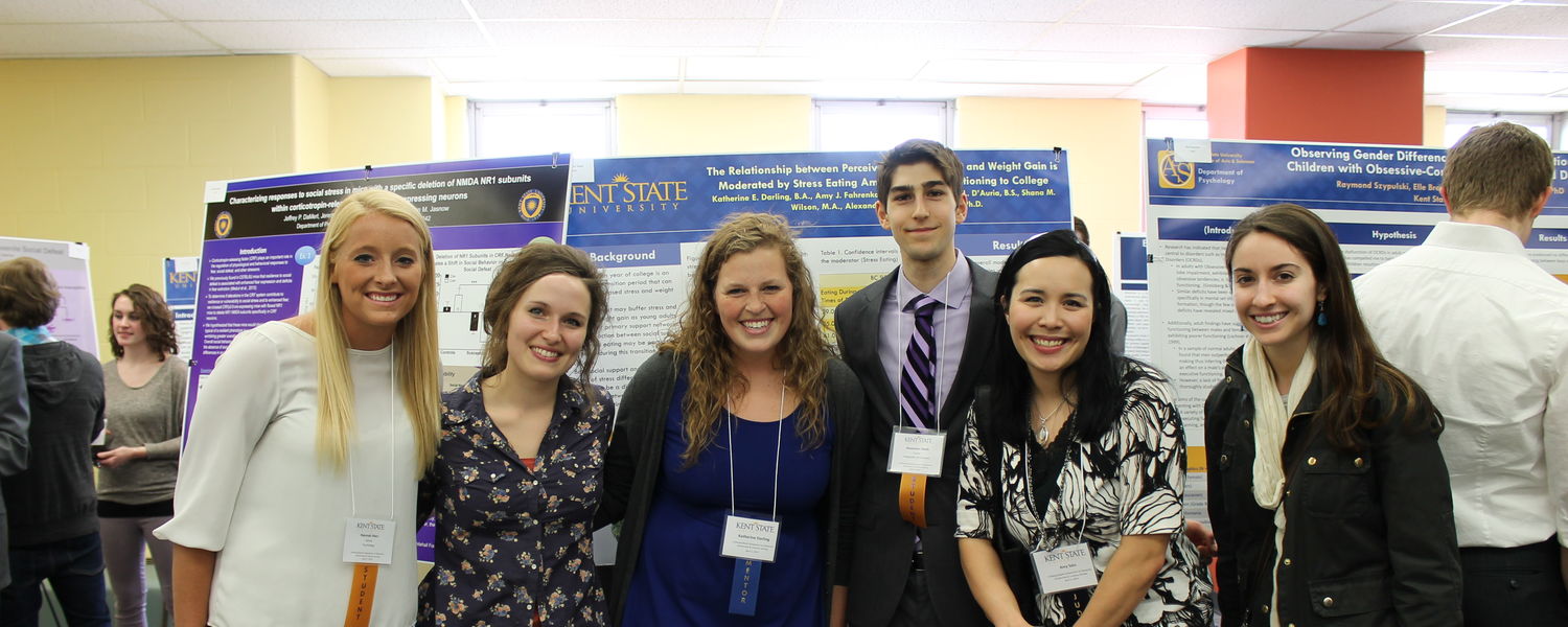 Members of Dr. Amy Sato's Lab at the 1st Annual Undergraduate Research Symposium 