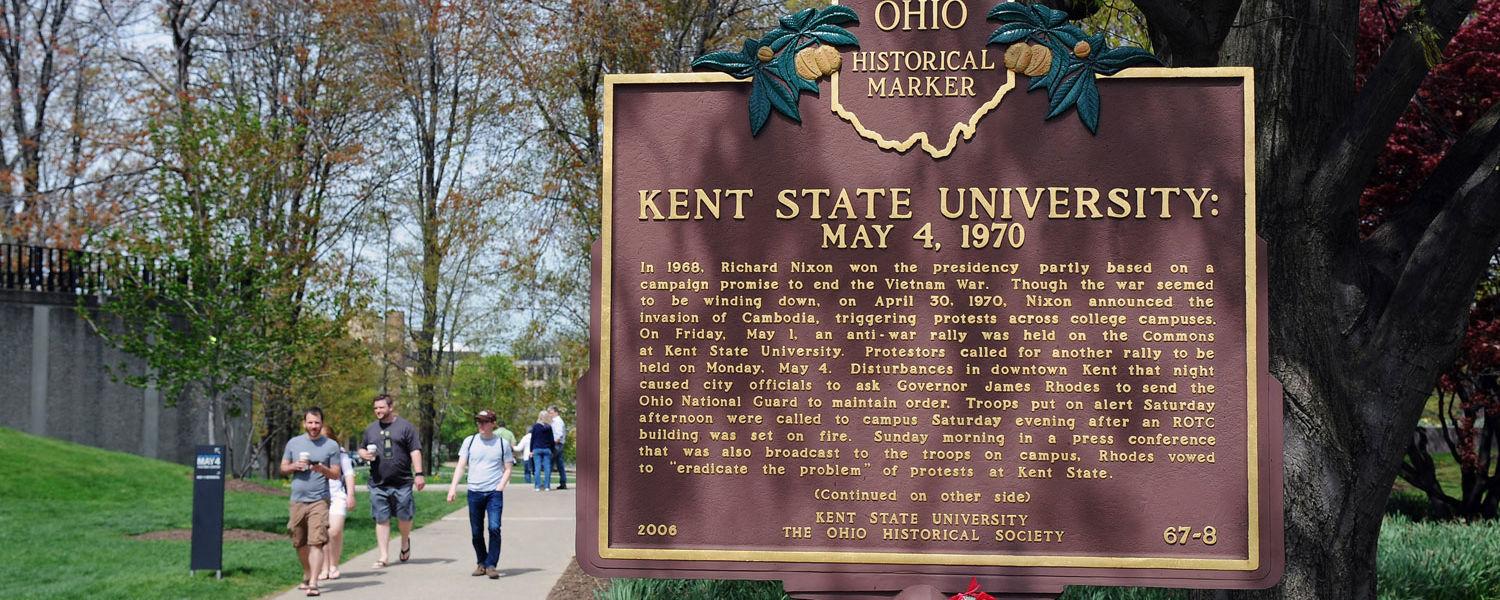 Kent State May 4 Ohio Historical Marker